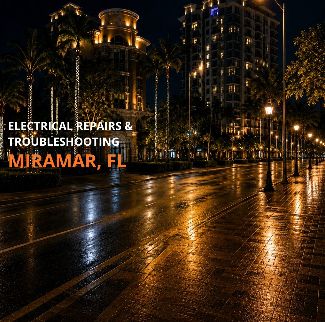 Professional electrical troubleshooting and repairs in Miramar FL