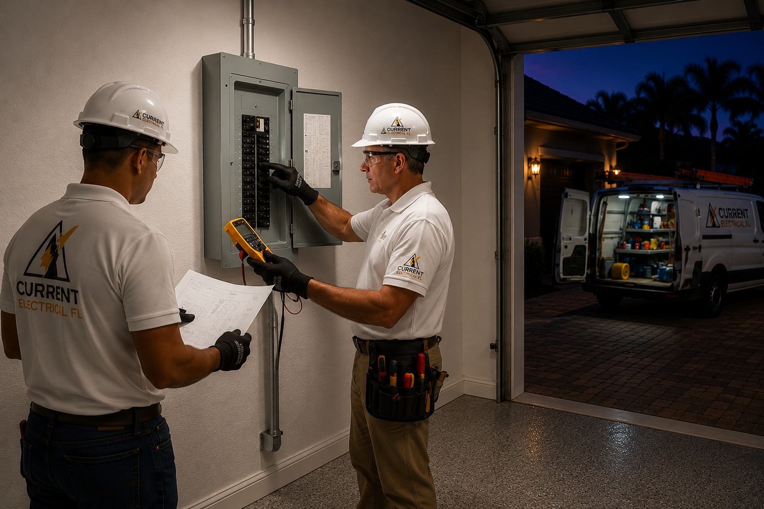 Commercial electrical troubleshooting by Current Electrical FL